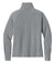 Ogio LOG814 Womens Luuma 1/4 Zip Sweatshirt Heather Petrol Grey Flat Back