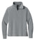 Ogio LOG814 Womens Luuma 1/4 Zip Sweatshirt Heather Petrol Grey Flat Front