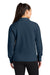 Ogio LOG814 Womens Luuma 1/4 Zip Sweatshirt River Navy Blue Model Back