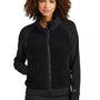 Ogio Womens Luuma Sherpa Fleece Full Zip Jacket - Blacktop