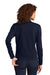 Ogio LOG820 Womens Hinge Full Zip Jacket River Navy Blue Model Back