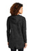 Ogio LOG823 Womens Flux Full Zip Hooded Sweatshirt Hoodie w/ Pockets Heather Blacktop Model Back