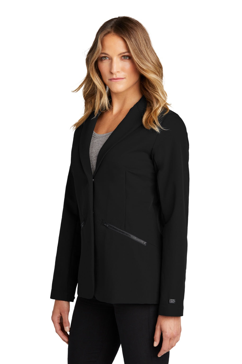 Ogio LOG824 Womens Fusion Water Resistant Blazer Blacktop Model 3q