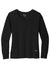 Ogio LOG825 Womens Luuma Flex V-Neck Sweatshirt Blacktop Flat Front