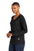 Ogio LOG825 Womens Luuma Flex V-Neck Sweatshirt Blacktop Model 3q