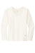 Ogio LOG825 Womens Luuma Flex V-Neck Sweatshirt Ivory Snow White Flat Front