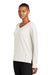 Ogio LOG825 Womens Luuma Flex V-Neck Sweatshirt Ivory Snow White Model 3q