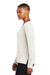 Ogio LOG825 Womens Luuma Flex V-Neck Sweatshirt Ivory Snow White Model Side