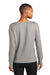 Ogio LOG825 Womens Luuma Flex V-Neck Sweatshirt Heather Petrol Grey Model Back