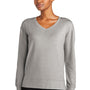 Ogio Womens Luuma Flex V-Neck Sweatshirt - Heather Petrol Grey