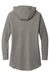 Ogio LOG827 Womens Luuma Flex Hooded Sweatshirt Hoodie w/ Pockets Heather Petrol Grey Flat Back