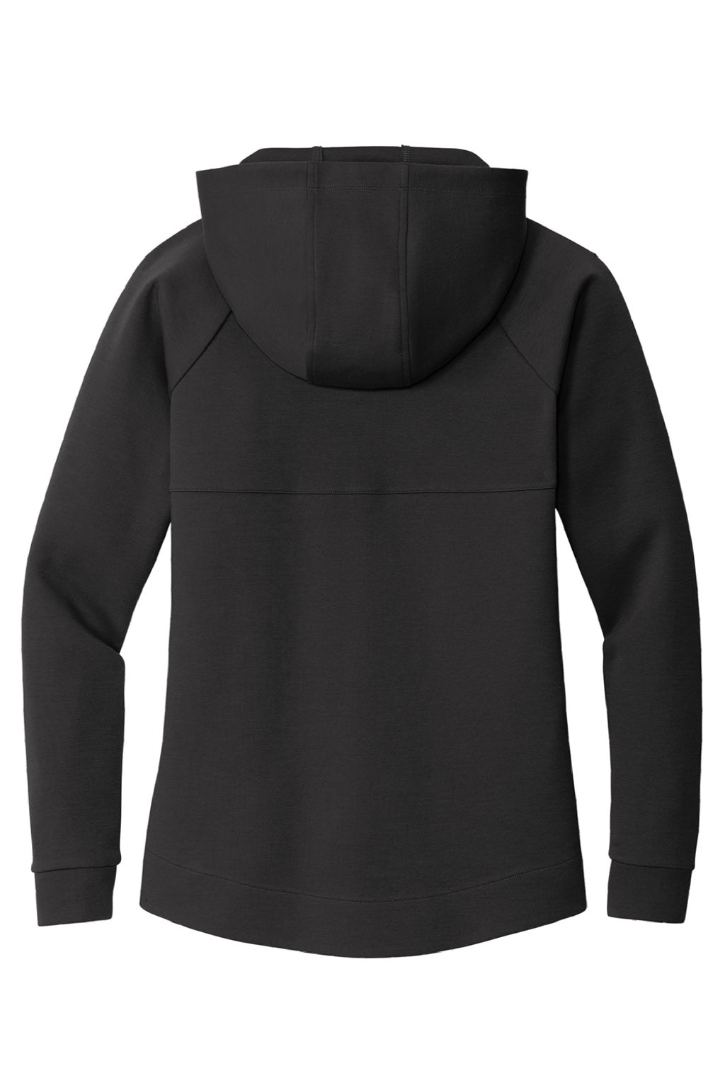 Ogio LOG850 Womens Bolt Full Zip Hooded Sweatshirt Hoodie w/ Pockets Blacktop Flat Back