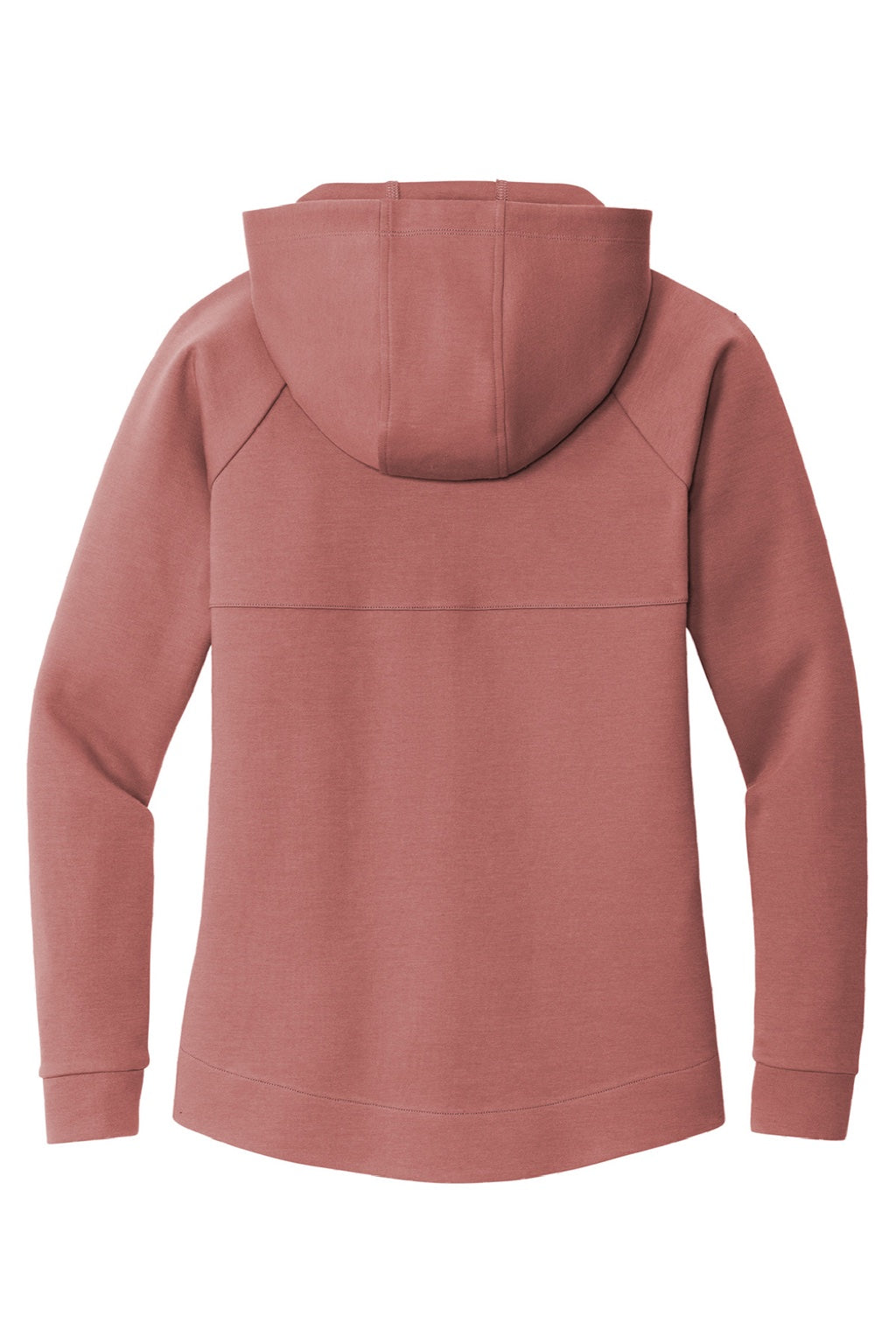 Ogio LOG850 Womens Bolt Full Zip Hooded Sweatshirt Hoodie w/ Pockets Deep Rose Flat Back