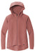 Ogio LOG850 Womens Bolt Full Zip Hooded Sweatshirt Hoodie w/ Pockets Deep Rose Flat Front
