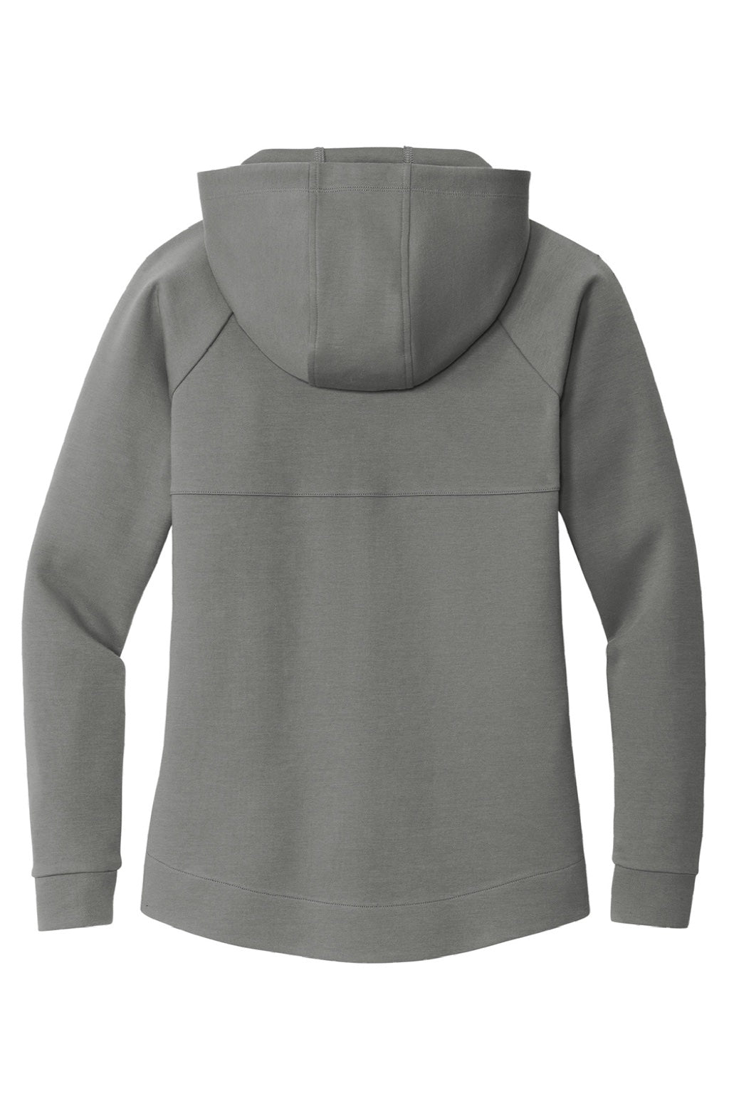 Ogio LOG850 Womens Bolt Full Zip Hooded Sweatshirt Hoodie w/ Pockets Turbo Grey Flat Back