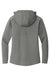 Ogio LOG850 Womens Bolt Full Zip Hooded Sweatshirt Hoodie w/ Pockets Turbo Grey Flat Back