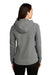 Ogio LOG850 Womens Bolt Full Zip Hooded Sweatshirt Hoodie w/ Pockets Turbo Grey Model Back