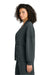 Ogio LOG862 Womens Transcend Fleece Cardigan Sweatshirt w/ Pockets Tarmac Grey Model Side