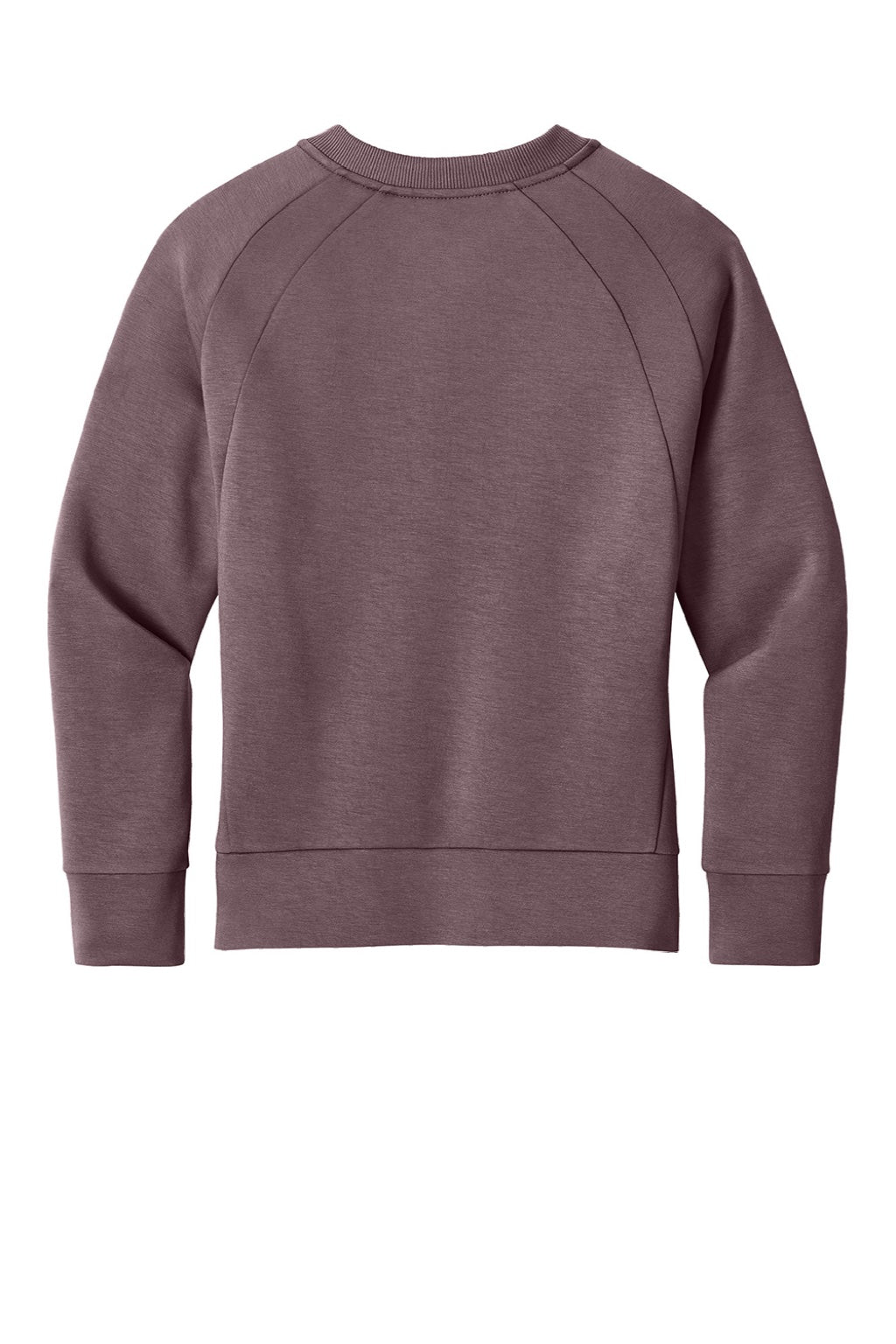 Ogio LOG863 Womens Transcend Fleece Crewneck Sweatshirt Ashen Plum Purple Flat Back