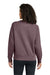 Ogio LOG863 Womens Transcend Fleece Crewneck Sweatshirt Ashen Plum Purple Model Back