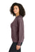 Ogio LOG863 Womens Transcend Fleece Crewneck Sweatshirt Ashen Plum Purple Model Side