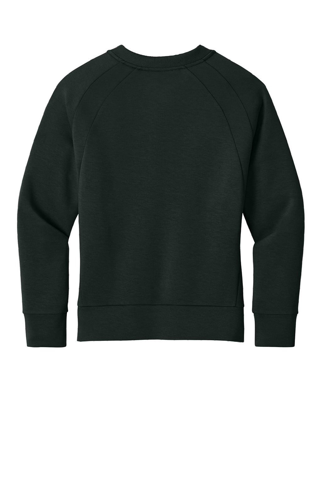 Ogio LOG863 Womens Transcend Fleece Crewneck Sweatshirt Blacktop Flat Back