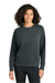 Ogio LOG863 Womens Transcend Fleece Crewneck Sweatshirt Tarmac Grey Model Front