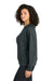 Ogio LOG863 Womens Transcend Fleece Crewneck Sweatshirt Tarmac Grey Model Side