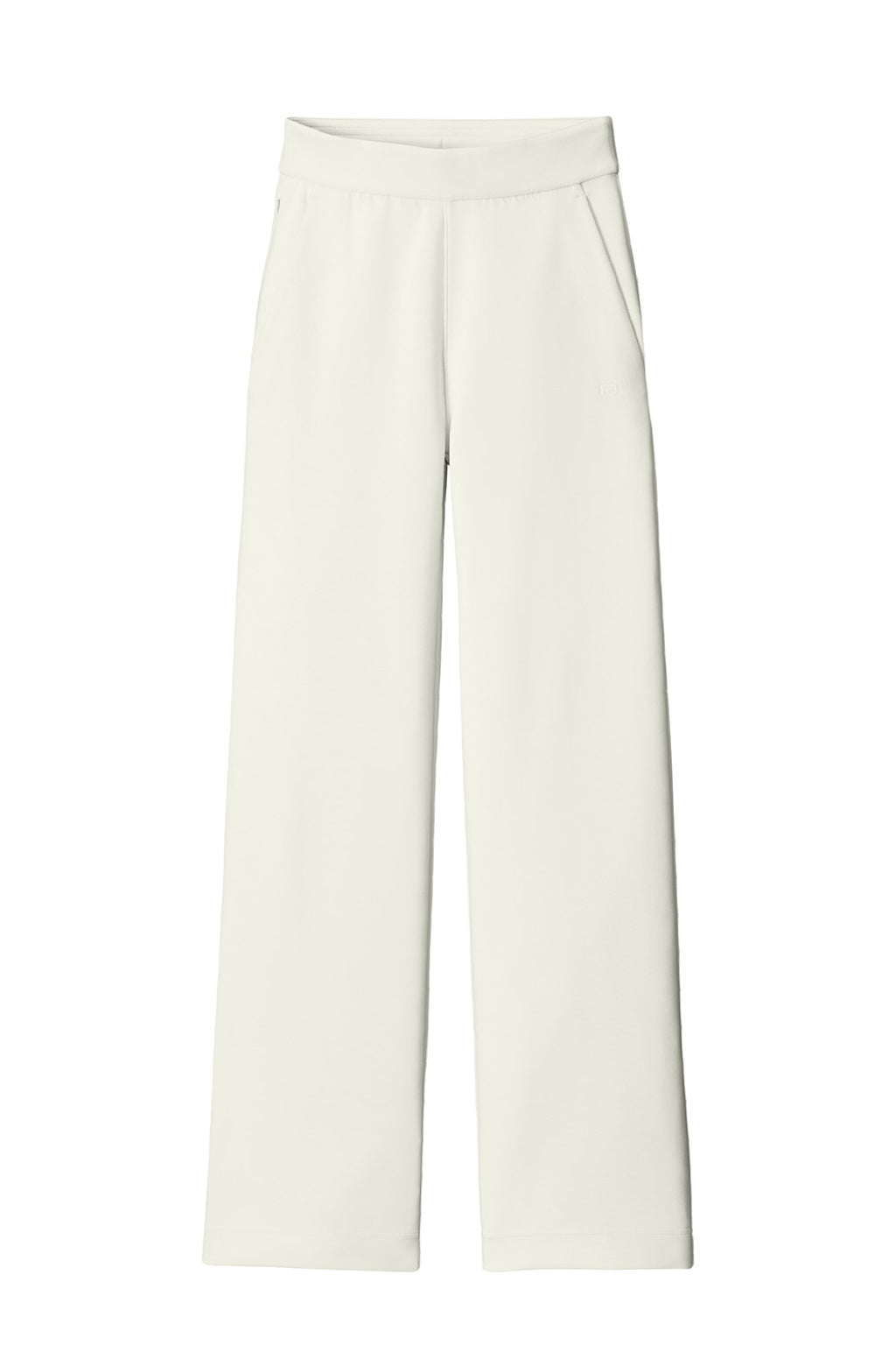 Ogio LOG864 Womens Transcend Fleece Sweatpants w/ Pockets Opal White Flat Front
