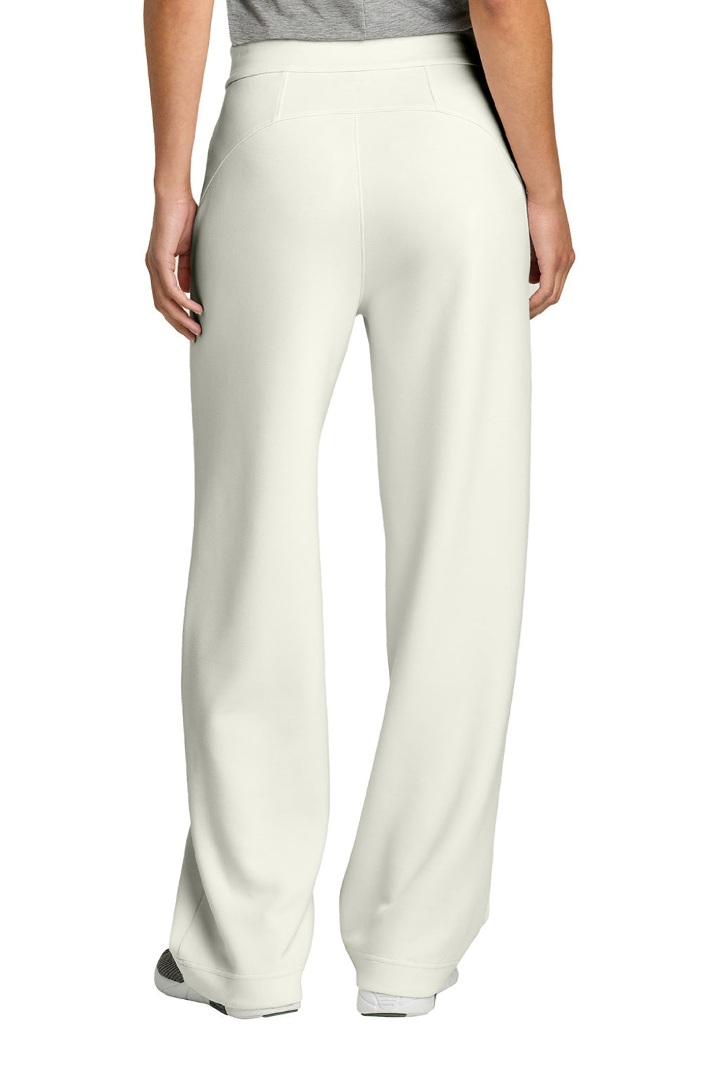 Ogio LOG864 Womens Transcend Fleece Sweatpants w/ Pockets Opal White Model Back