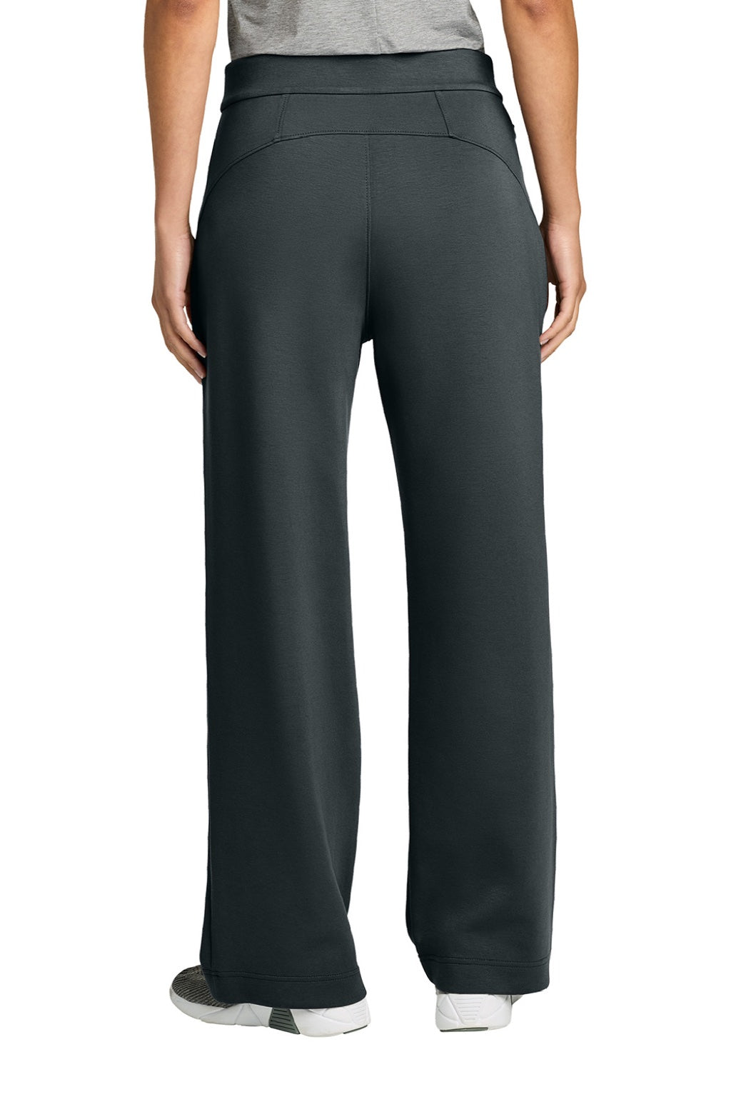 Ogio LOG864 Womens Transcend Fleece Sweatpants w/ Pockets Tarmac Grey Model Back