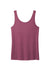 Port & Company LPC099TT Womens Beach Wash Garment Dyed Tank Top Vintage Raspberry Flat Back
