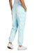 Port & Company LPC140P Womens Beach Wash Tie Dye Sweatpants w/ Pockets Glacier Blue Model Back