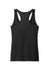 Port & Company LPC380TT Womens DryZone Moisture Wicking Performance Tank Top Jet Black Flat Back
