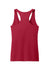 Port & Company LPC380TT Womens DryZone Moisture Wicking Performance Tank Top Red Flat Back