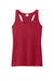 Port & Company LPC380TT Womens DryZone Moisture Wicking Performance Tank Top Red Flat Front