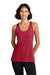 Port & Company LPC380TT Womens DryZone Moisture Wicking Performance Tank Top Red Model Front