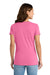 Port & Company LPC450V Womens Fan Favorite Short Sleeve V-Neck T-Shirt New Pink Model Back