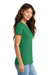 Port & Company LPC450 Womens Fan Favorite Short Sleeve Crewneck T-Shirt Athletic Kelly Green Model Side