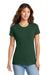 Port & Company LPC450 Womens Fan Favorite Short Sleeve Crewneck T-Shirt Forest Green Model Front