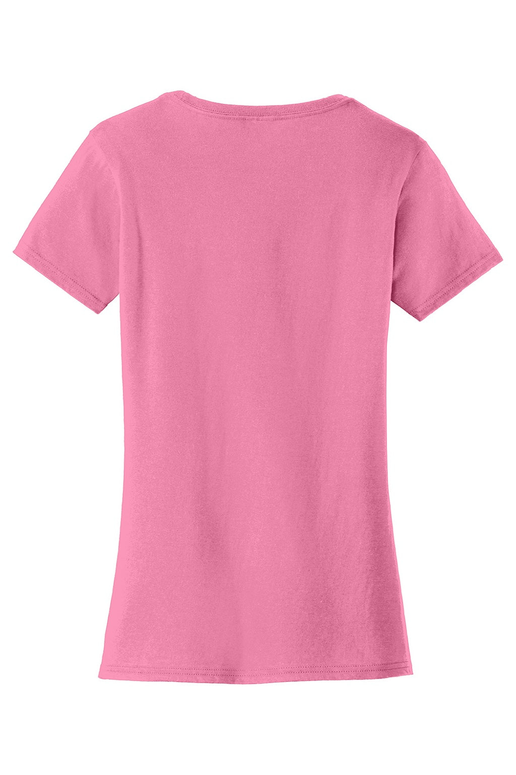 Port & Company LPC450 Womens Fan Favorite Short Sleeve Crewneck T-Shirt New Pink Flat Back