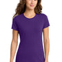 Port & Company Womens Fan Favorite Short Sleeve Crewneck T-Shirt - Team Purple