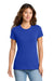 Port & Company LPC450 Womens Fan Favorite Short Sleeve Crewneck T-Shirt True Royal Blue Model Front