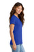Port & Company LPC450 Womens Fan Favorite Short Sleeve Crewneck T-Shirt True Royal Blue Model Side
