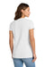 Port & Company LPC450 Womens Fan Favorite Short Sleeve Crewneck T-Shirt White Model Back