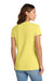 Port & Company LPC450 Womens Fan Favorite Short Sleeve Crewneck T-Shirt Yellow Model Back