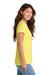 Port & Company LPC450 Womens Fan Favorite Short Sleeve Crewneck T-Shirt Yellow Model Side