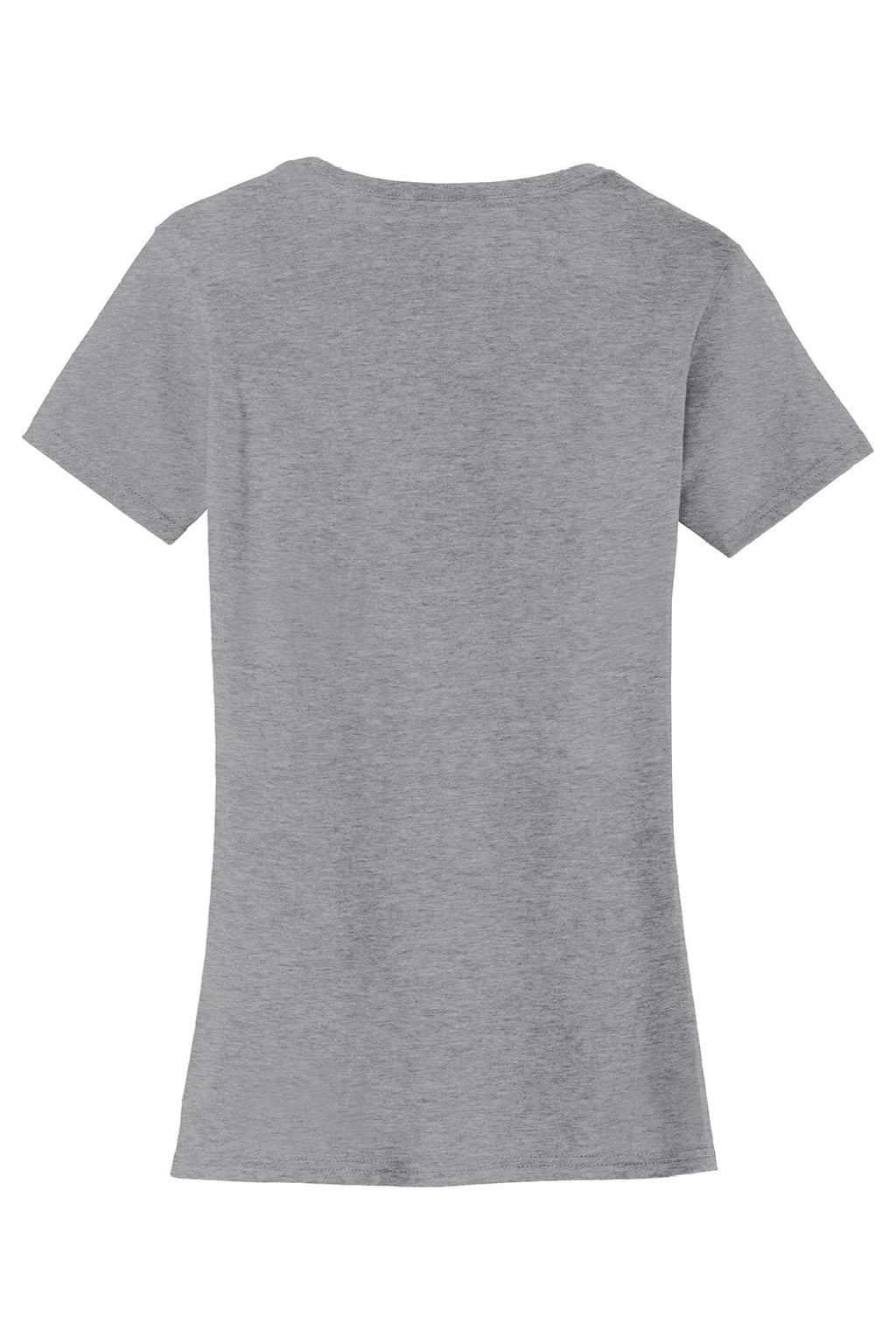Port & Company LPC450 Womens Fan Favorite Short Sleeve Crewneck T-Shirt Heather Grey Flat Back
