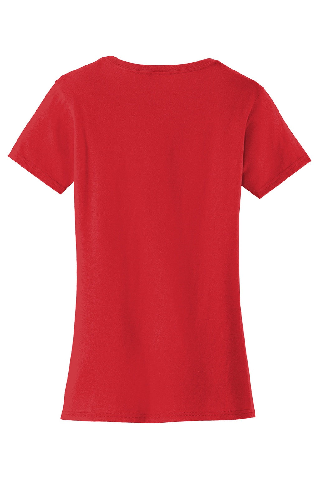 Port & Company LPC450 Womens Fan Favorite Short Sleeve Crewneck T-Shirt Bright Red Flat Back