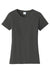 Port & Company LPC450 Womens Fan Favorite Short Sleeve Crewneck T-Shirt Charcoal Grey Flat Front